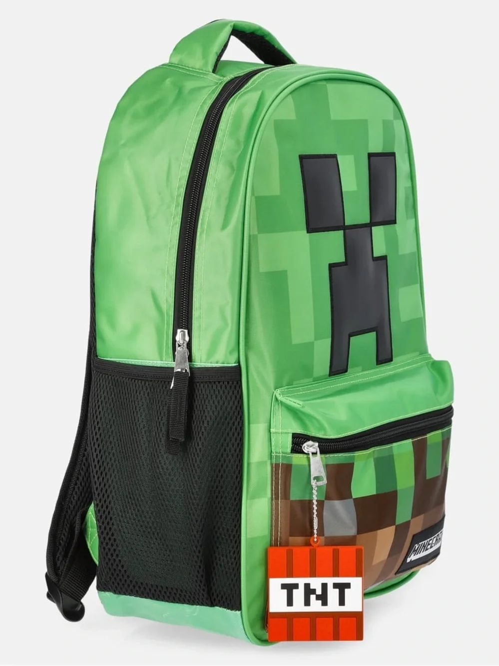 Minecraft Creeper Green Pixel Backpack W